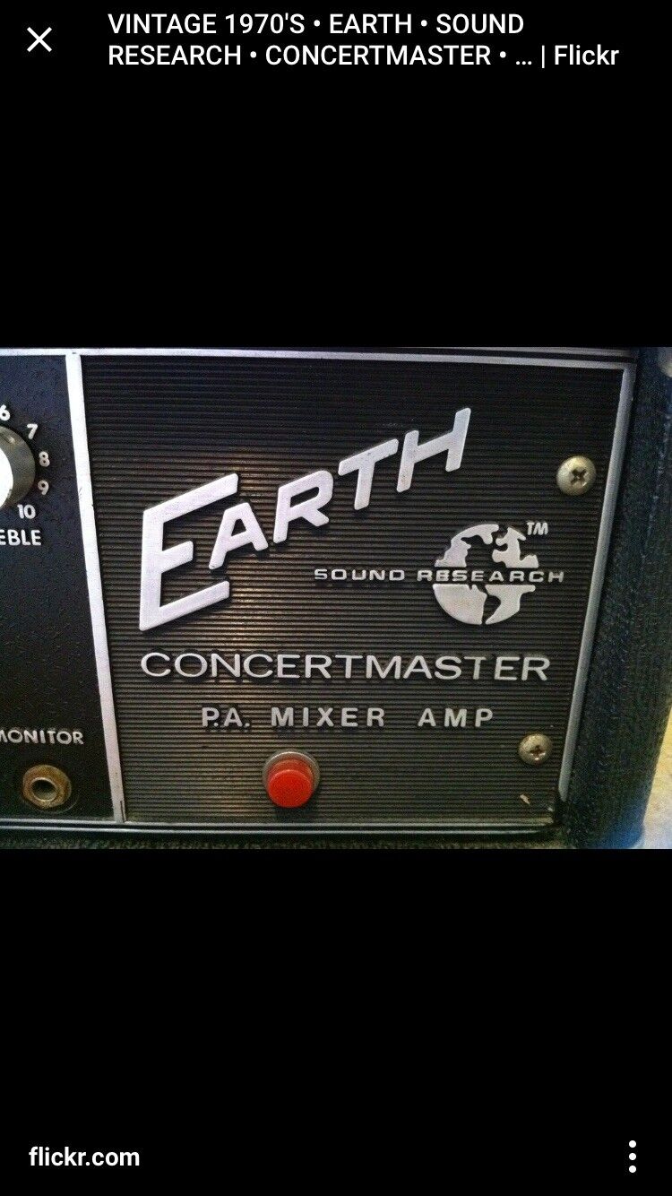 earth concertmaster pa system