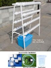 72 Sites Hydroponic Site Grow Kit Ebb and Flow Deep Water Ladder Garden Pump picture