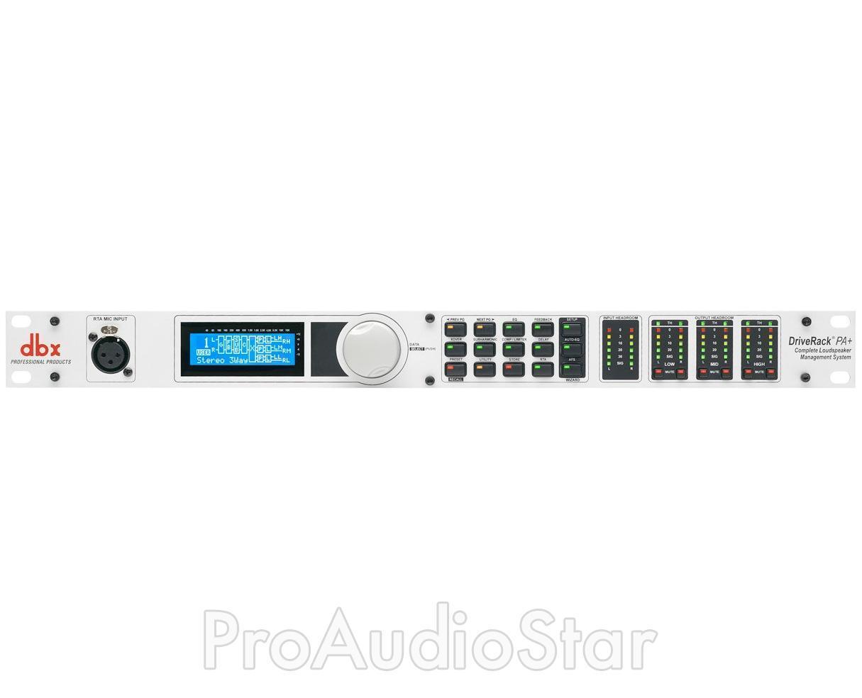 DBX DriveRack PA Plus Drive Rack pa Loudspeaker Management System 