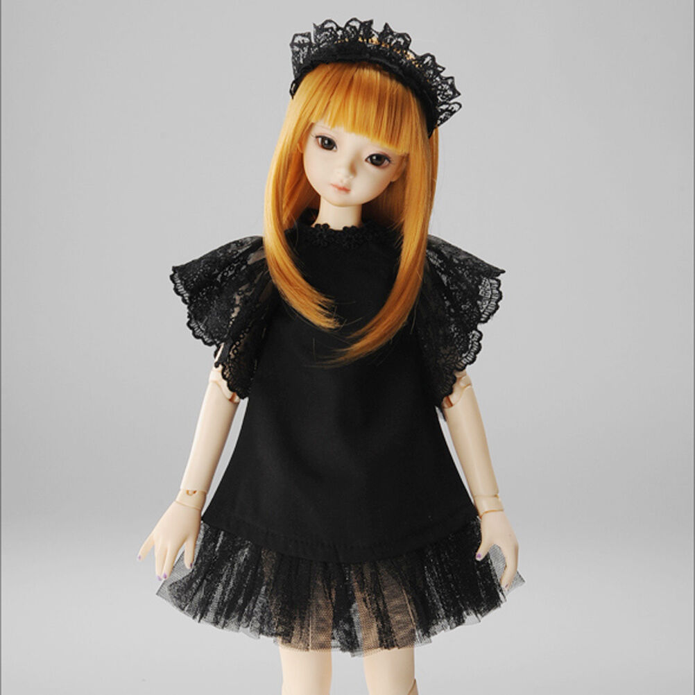 [Dollmore] 1/4 BJD dress MSD - Mirua One-piece (Black)