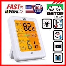 Digital LCD Indoor Thermometer Hygrometer Room Humidity Meter Magnetic Backlit picture