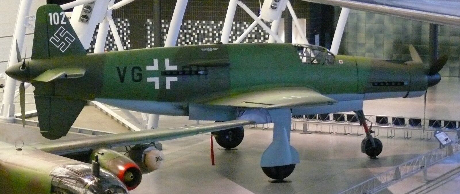 Dornier 335 Fighter-Bomber Aircraft Mahogany Kiln Wood Model Small New
