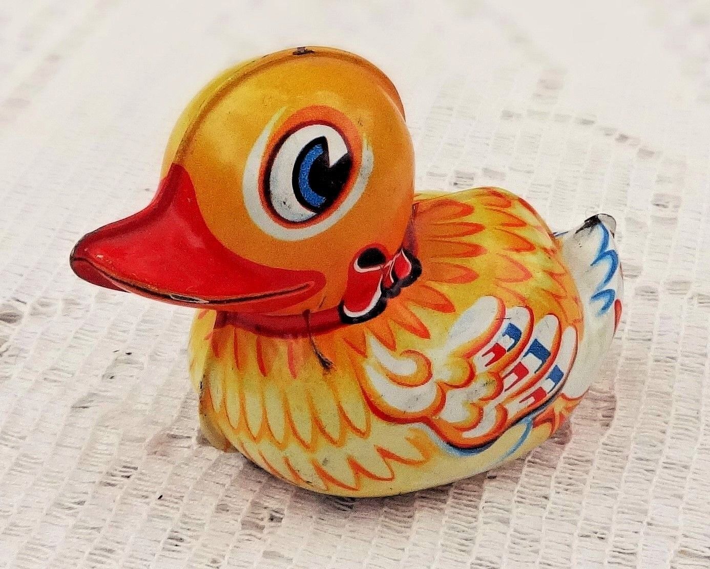 VINTAGE LEHMANN TIN LITHO DUCK FRICTION TOY - PAAK-PAAK 903 MADE IN WEST GERMANY