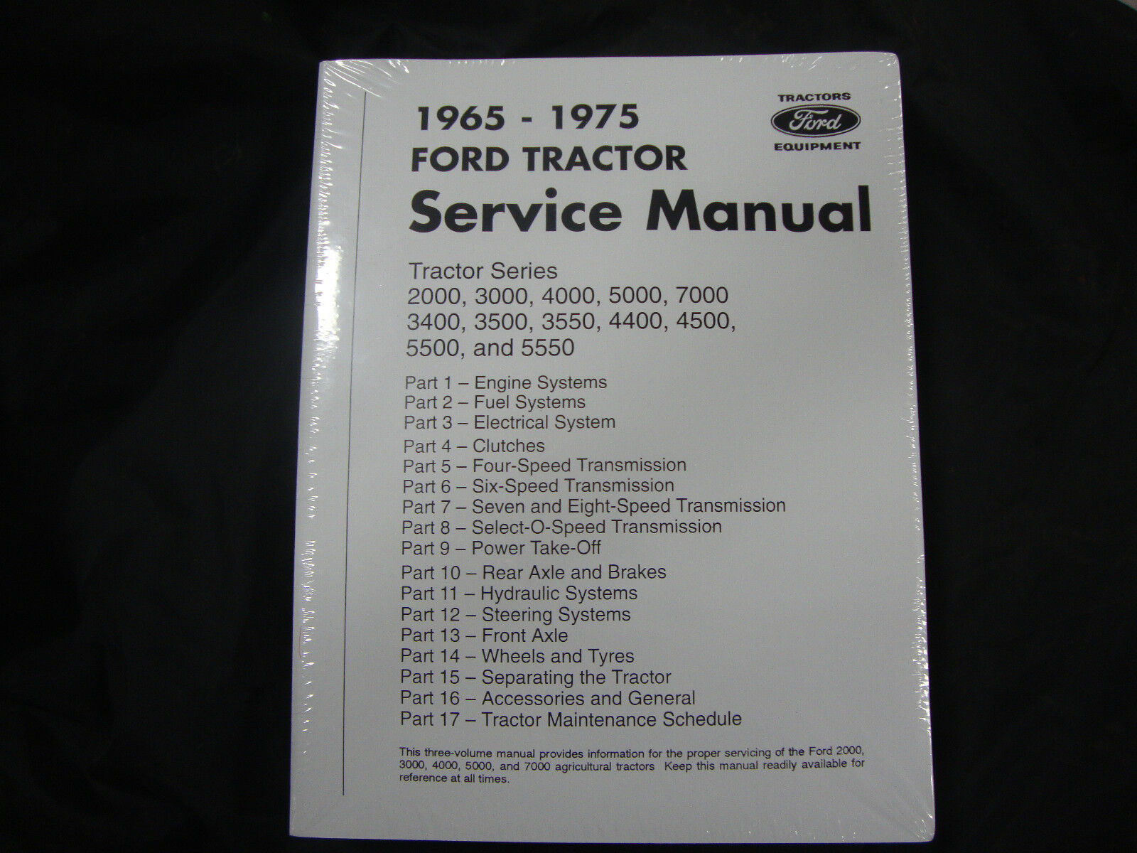 2000 3000 2400 4000 4400 4500 5000 5500 7000 FORD TRACTOR SERVICE MANUAL 