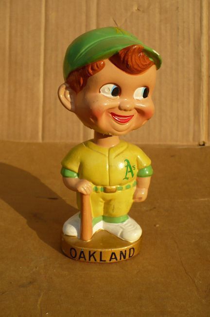 Vintage Oakland Athletics A\'s MLB Baseball Nodder Composition NICE