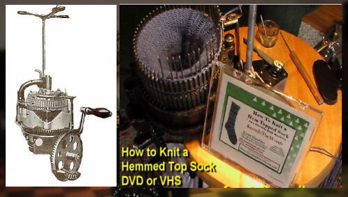 DVD - How to Knit a Hem Top Sock on Circular Sockknitting Machine