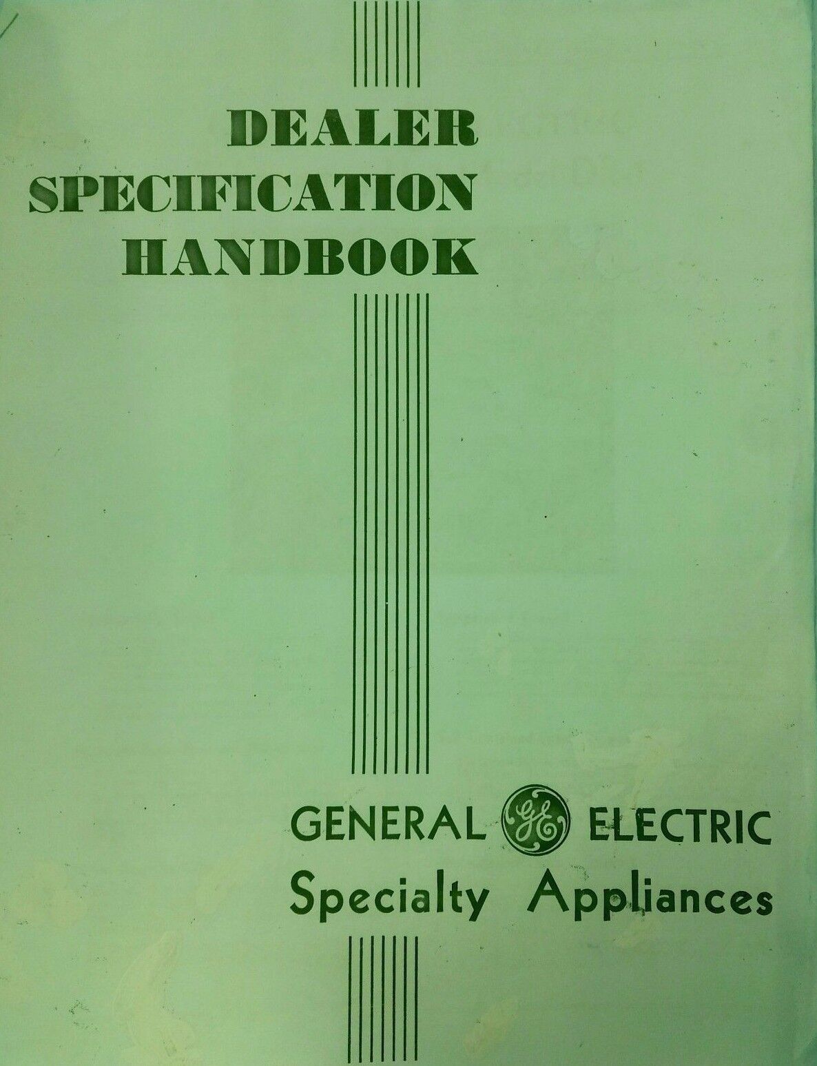 1931-33 GE General Electric Monitor Top Salesman\'s Catalog of Illustrated Detail