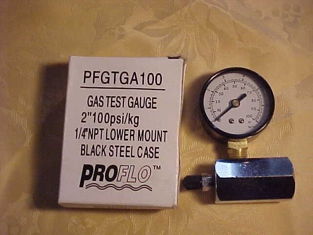 GAS pressure test unit gauge  PROFLO, 2\
