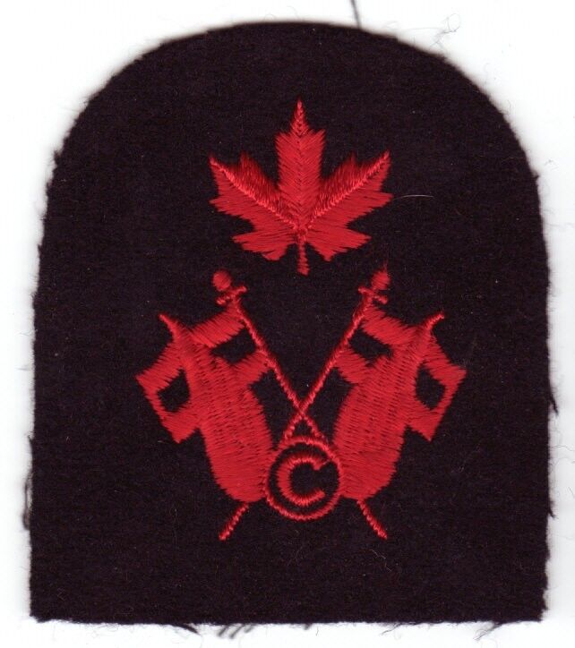CANADA Royal Canadian Navy RCN Communicator signals signalman sleeve badge
