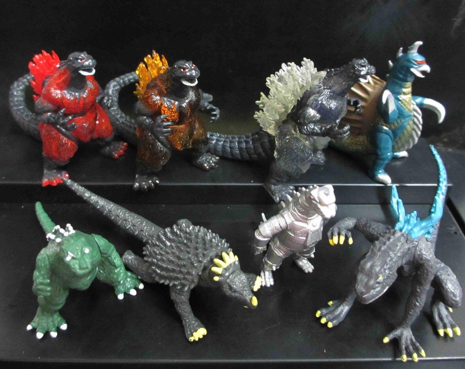 lot of 8 Godzilla Monsters  Figure set LOOSE #L8D