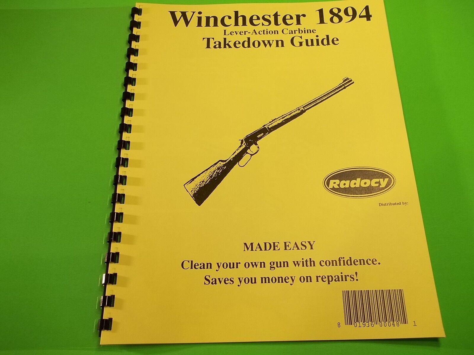 TAKEDOWN MANUAL GUIDE for Winchester LEVER ACTION 1894 Carbine, Legendary 94