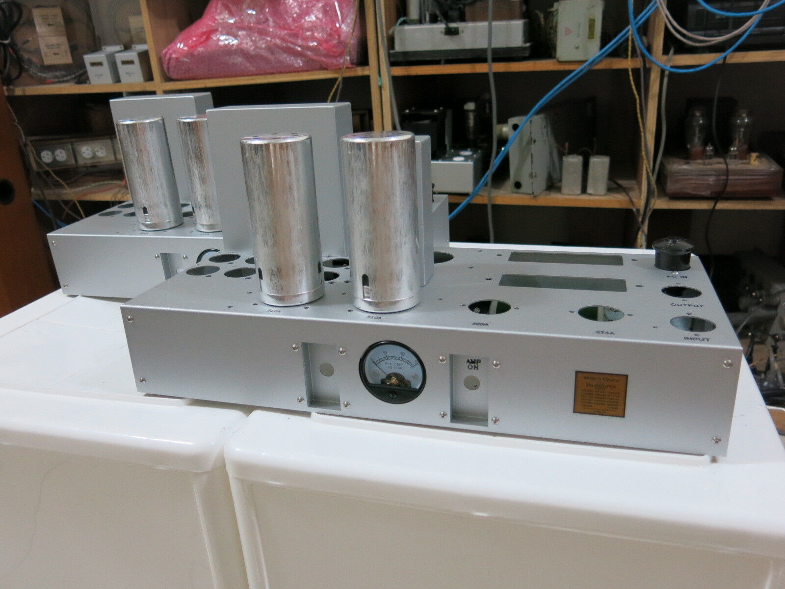 Western Electric 91A 91B 300B tube amplifier chassis one pair(replica) 