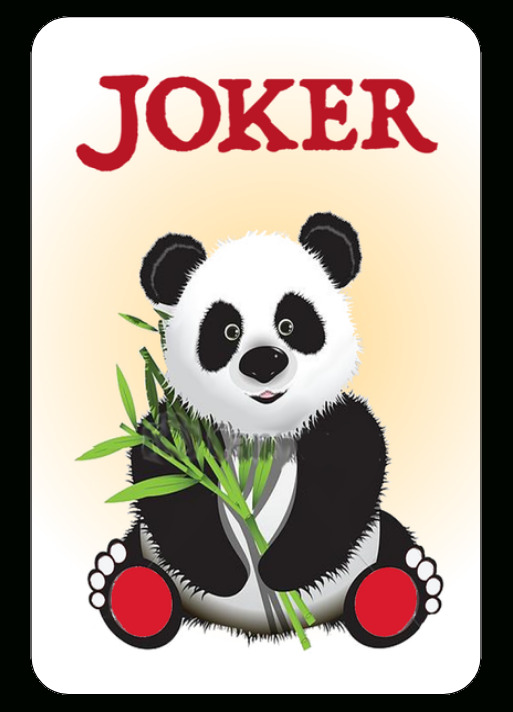 Mah Jongg Jong Mahjong 10 Joker Stickers Panda - Set #626 **  **