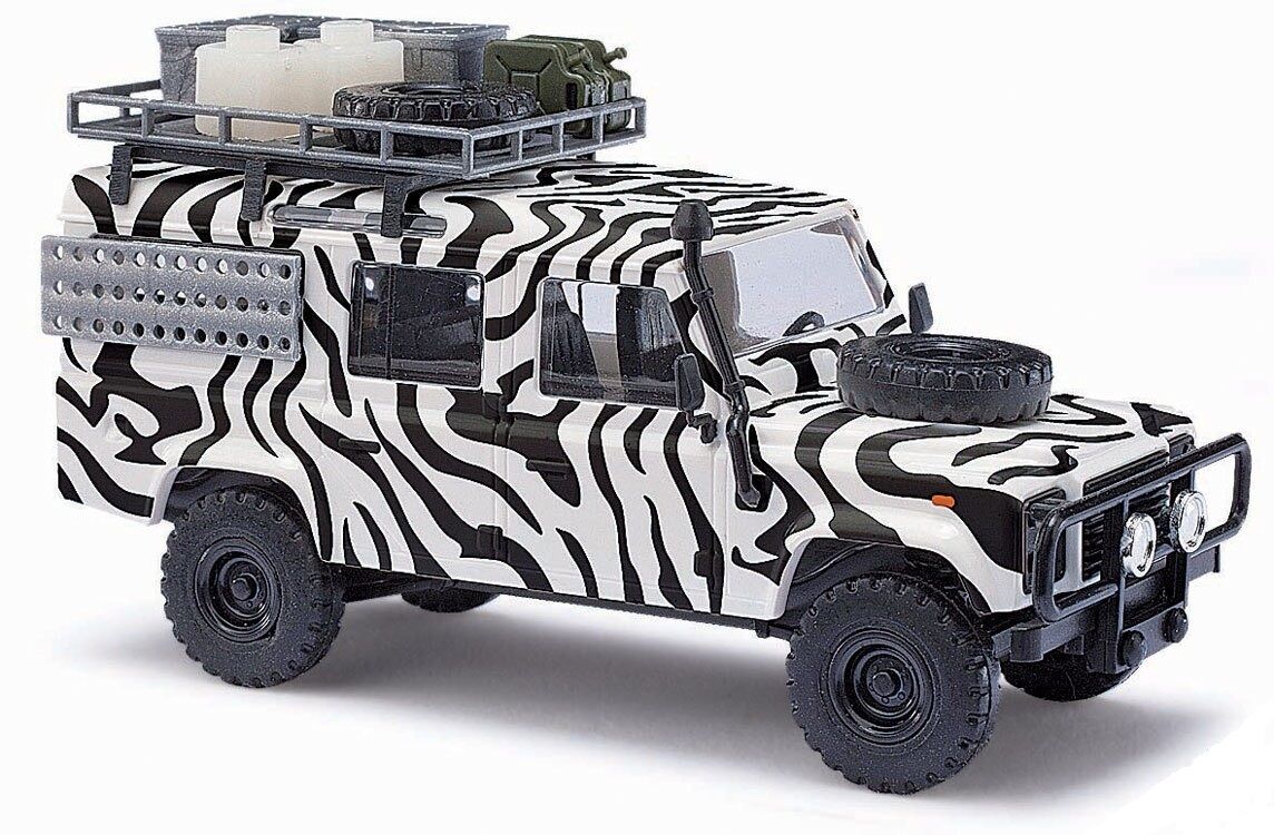 NEW  HO Busch 1983 SAFARI Land Rover Defender w/ Roof Rack  : 1/87 scale 50312