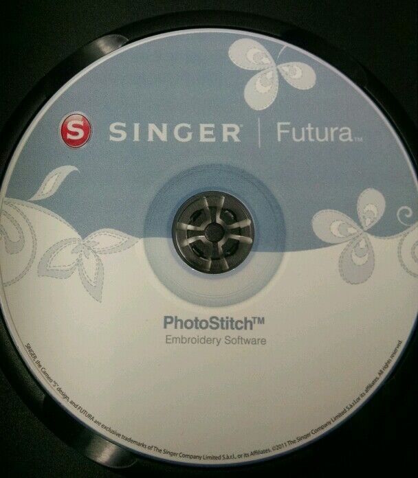 Singer Futura XL 400,420,500,550,580 & SESQ PhotoStitch Software & Bonus