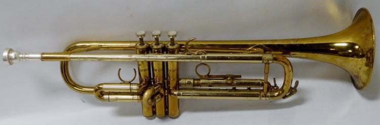 Vintage 1926 Model 26 Henri Selmer Paris Trumpet Lot 397