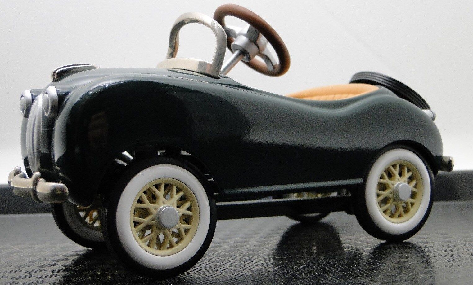 Jaguar Pedal Car 1950s XK SS Race Sport Custom Hot Rod Metal Midget Show Model