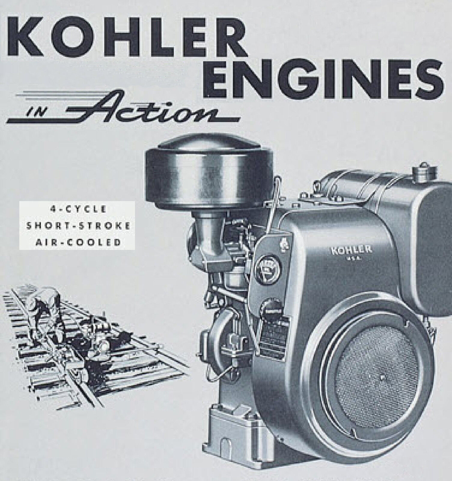 Kohler Engine K91 K181 K241 K301 K321 K341 Computer Repair Manual PDF CD 