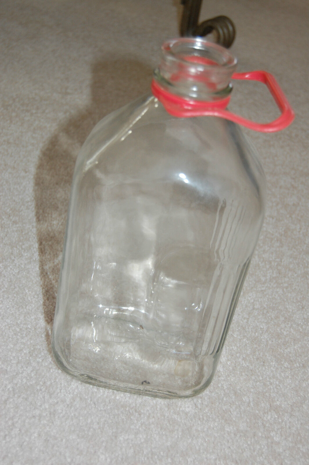 Antique Stanpac 64oz Glass Milk Bottle