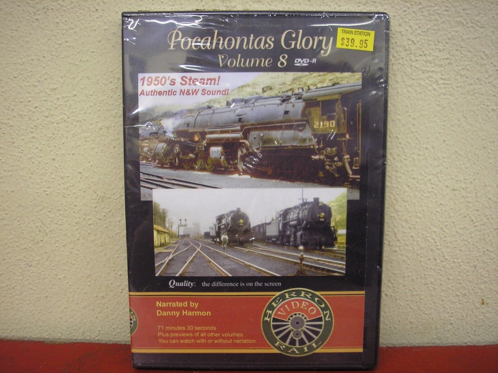 Pocahontas Glory Vol 8 DVD Herron Rail Video N&W 1950s Steam 