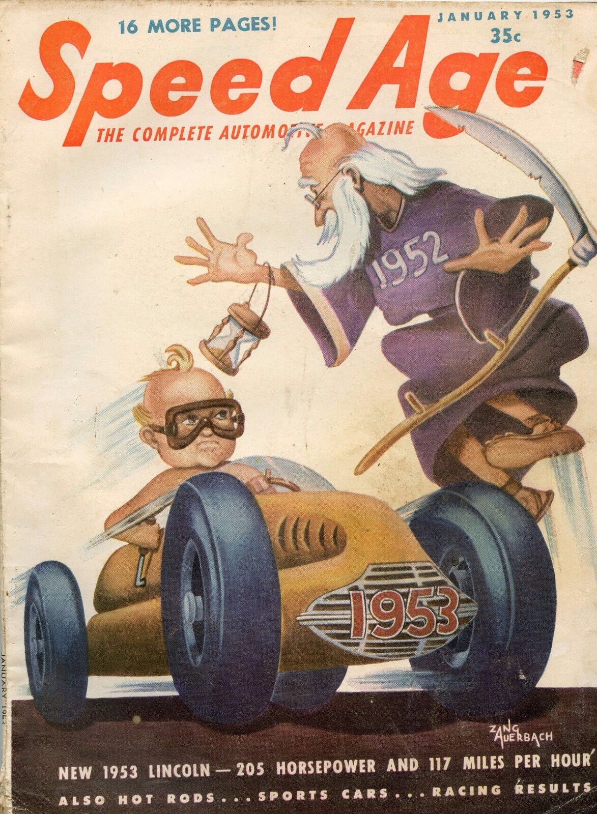 January 1953 Speed Age Magazine