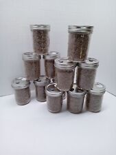 PF Tek Mushroom Jars BRF 1/2 pint sterilized EASY To Use Inject Filter FAST SHIP picture