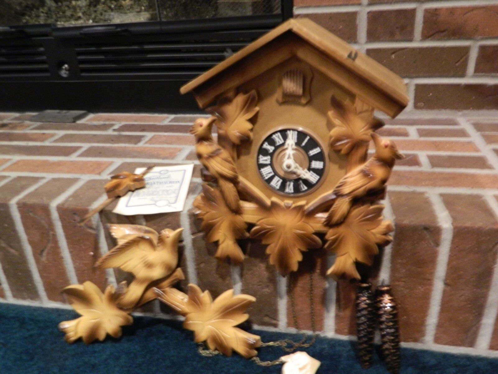 Antique Cuckoo Clock Gebhardt 1966 New