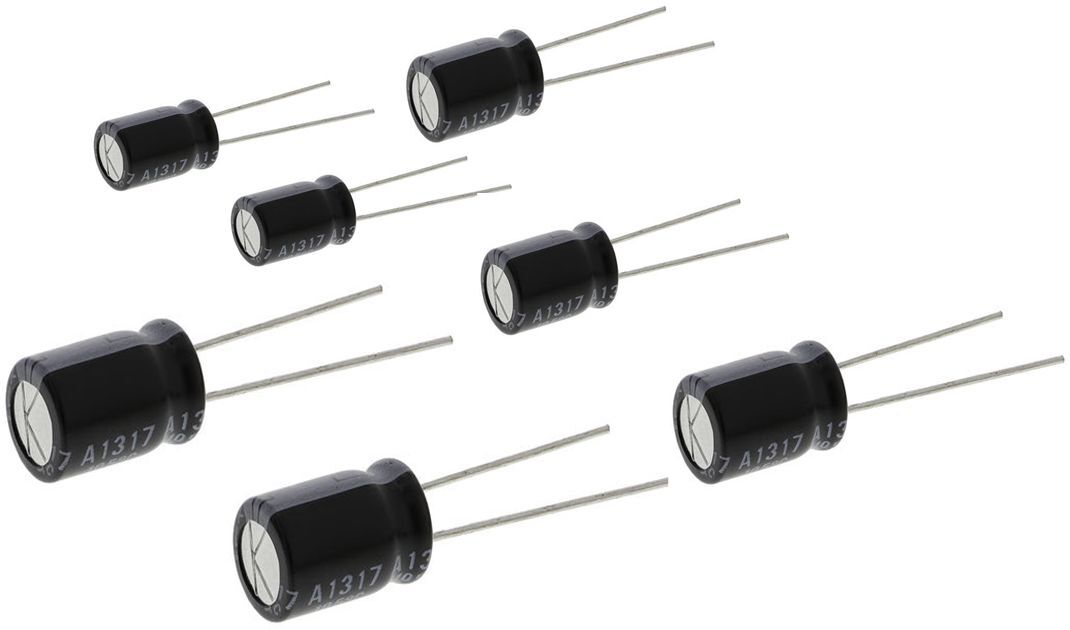 Icom IC-720, IC-720A Replacement radial electrolytic capacitors, complete kit