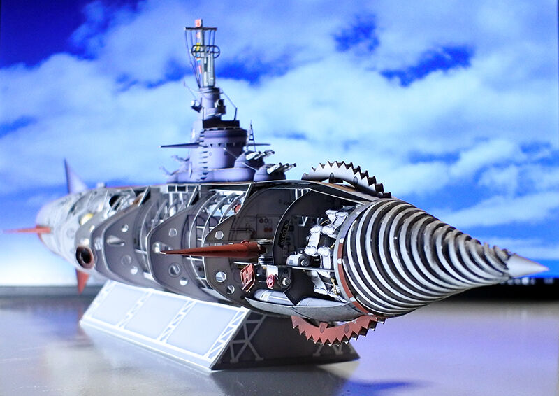 Film Kaitei Gunkan Goutengo Submarine Narval Handcraft Paper Model Kit