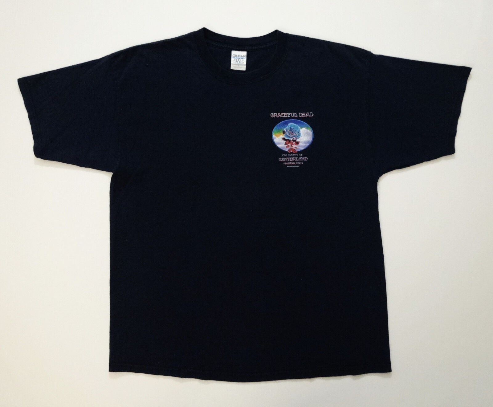 Grateful Dead Shirt T Shirt 1978 Closing of Winterland Blue Rose Mouse 2003 XL