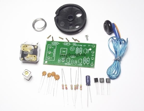 Simply Tunable AM Radio Receiver KIT DIY Electronic Education Homebrew Project 