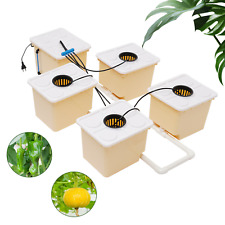 NEW Deep Water Culture Hydroponic System Grow Kit W/Submerged Pump US STOCK picture