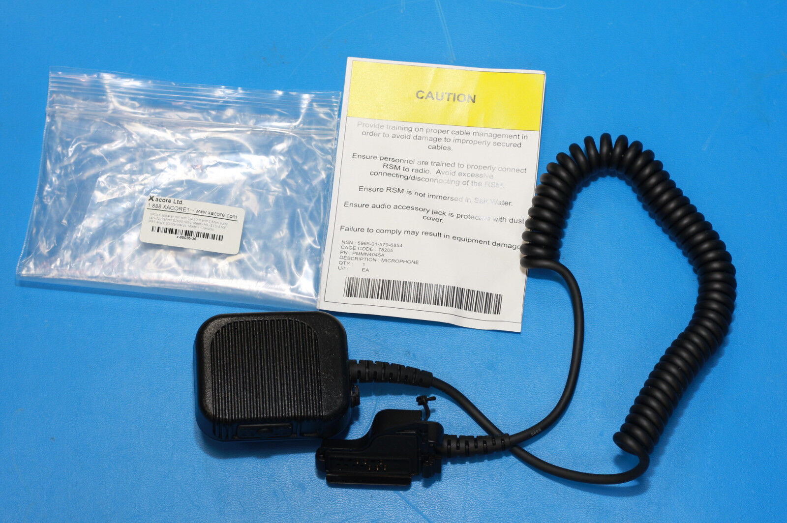 Xacore PMMN4045A Remote Speaker Mic for Motorola XTS2500  XTS5000 
