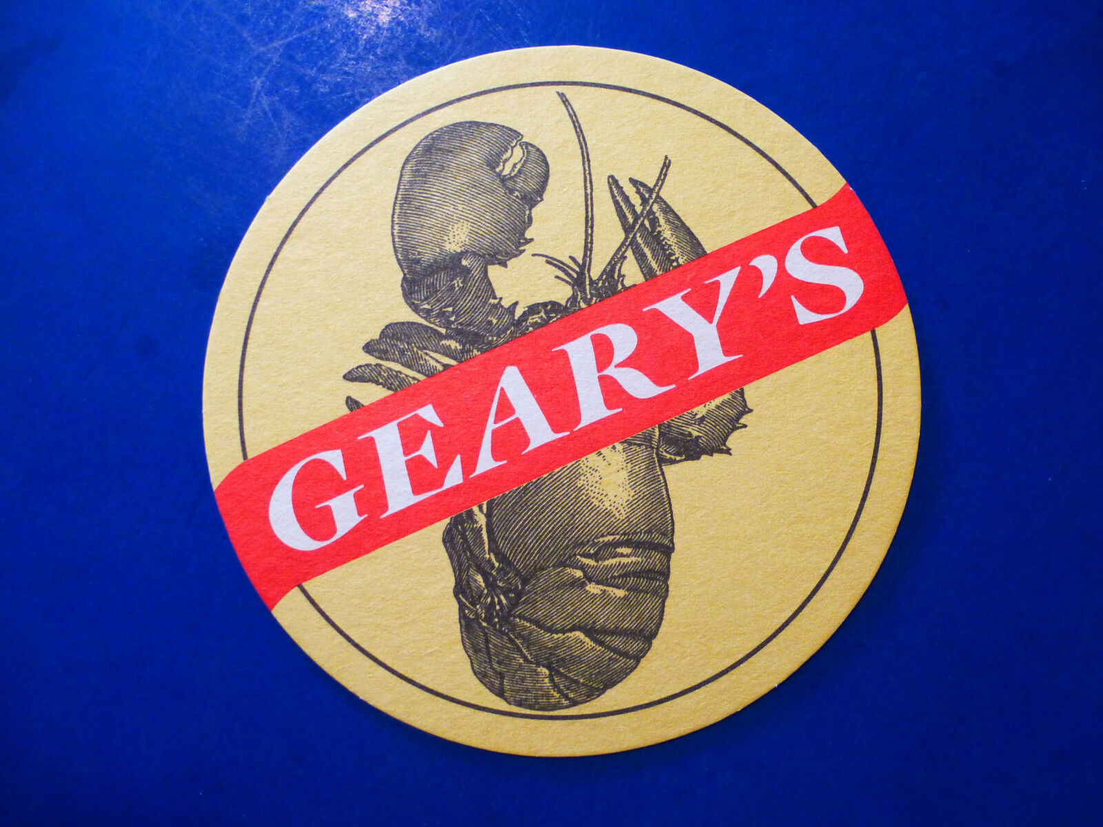 Beer Collectible COASTER ~*~ D.L. GEARY\'S Brewing Co ~*~ Portland, MAINE Brewery