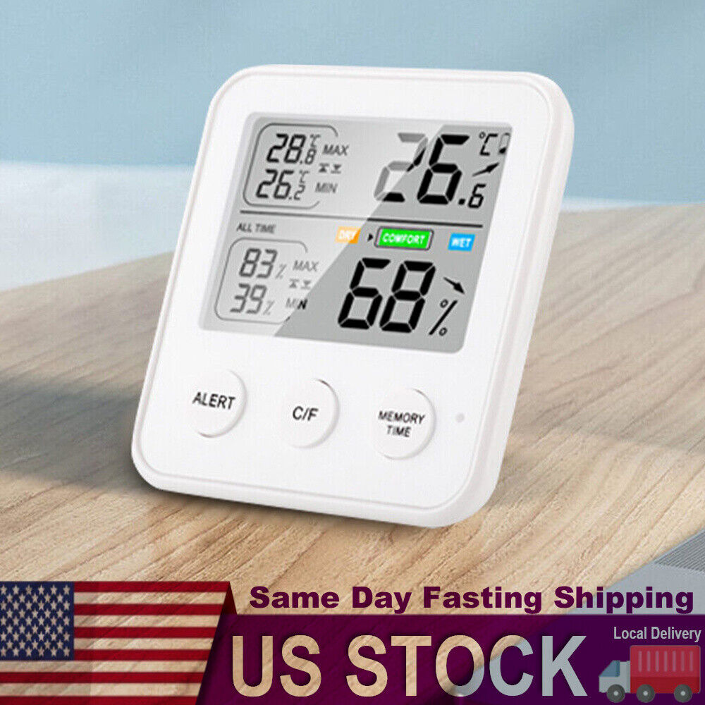 Digital Humidity Meter For Indoor Hygrometer Thermometer Temperature LCD