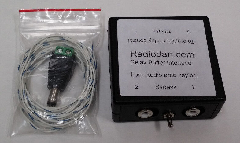 Amplifier keying relay buffer interface for ICOM Kenwood and Yaesu FT-2000 