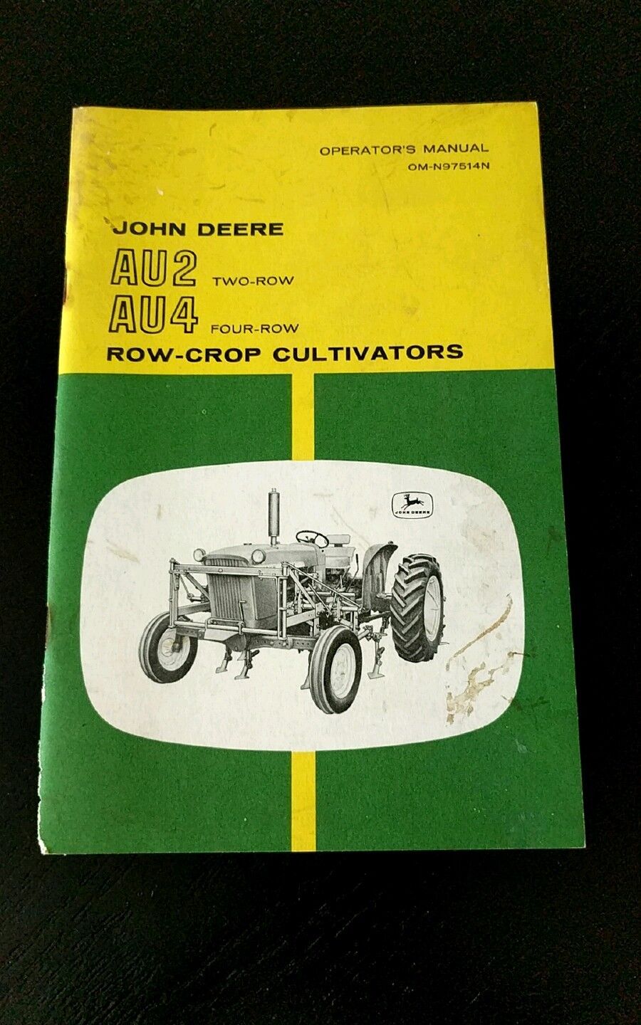 Vintage John Deere Row Crop Cultivators AU2 AU4 Book Operators Manual 