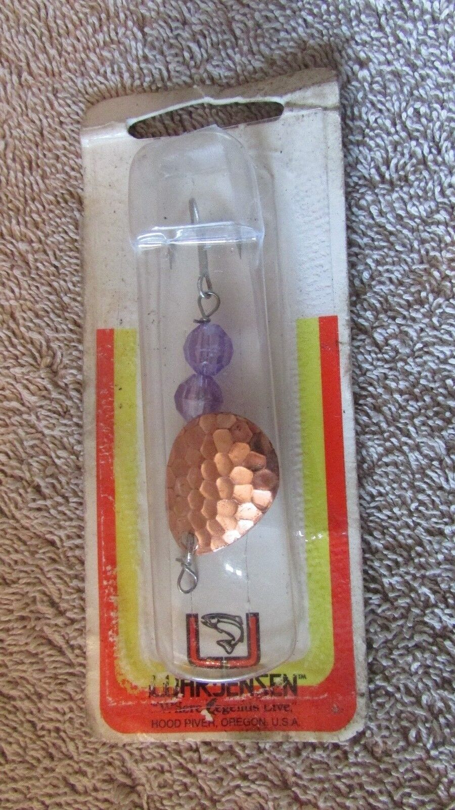 Vintage Luhr-Jensen Fishing Lure - Special Finish - Purple Beads - (B 20)