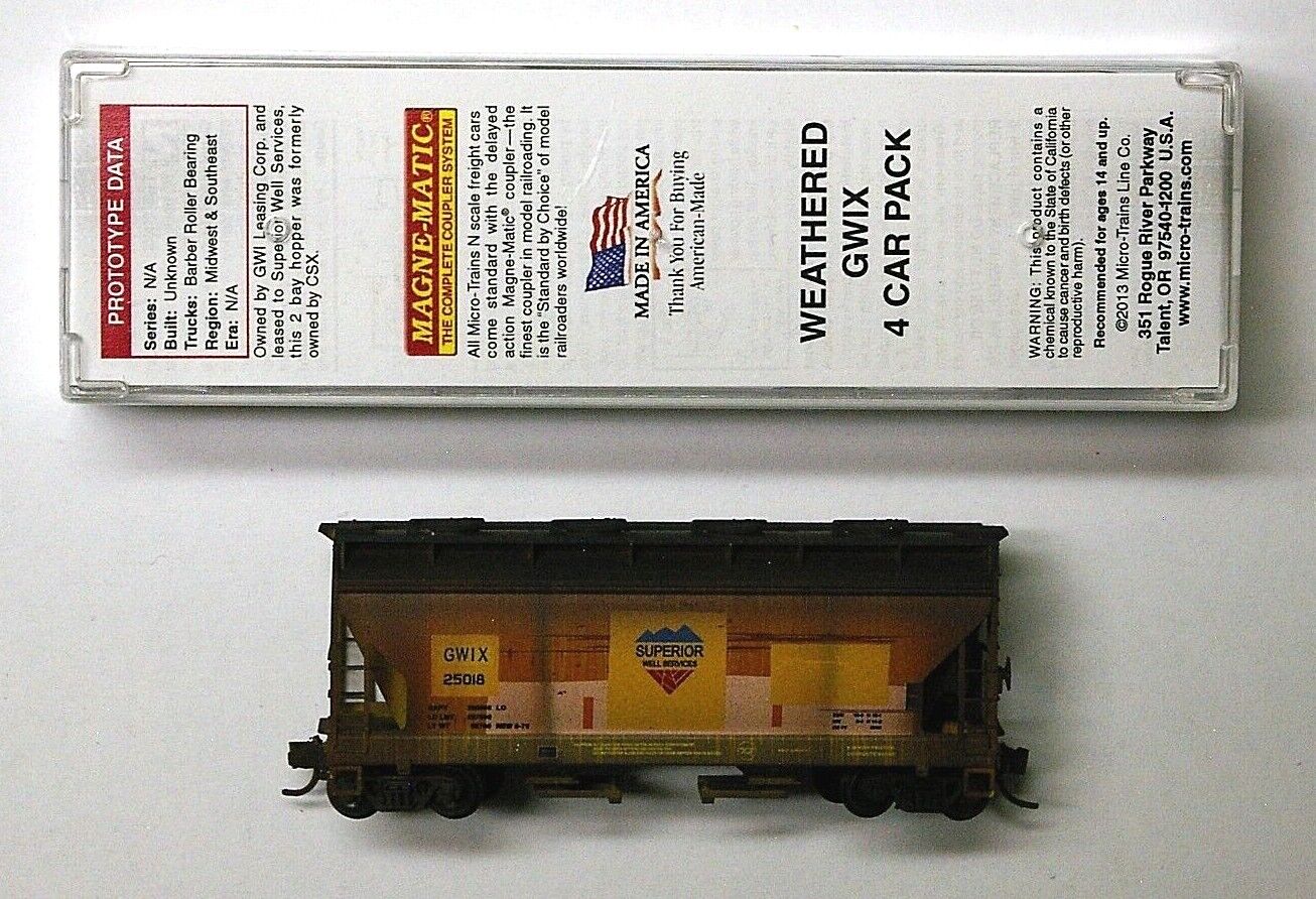 MTL Micro-Trains 09251009 Superior Well Services GWIX 25018 FW Factory Weathered