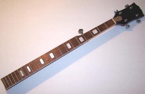 Deluxe Banjo Neck 5-String Long Scale Harmony Pearl Block Inlays Abalone