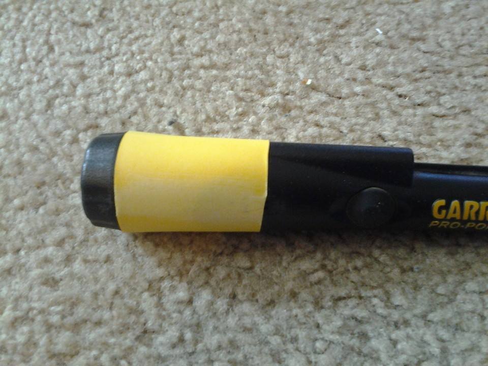 Yellow Handgrip for Metal Detecting Detector pinpointer fits Garrett and others