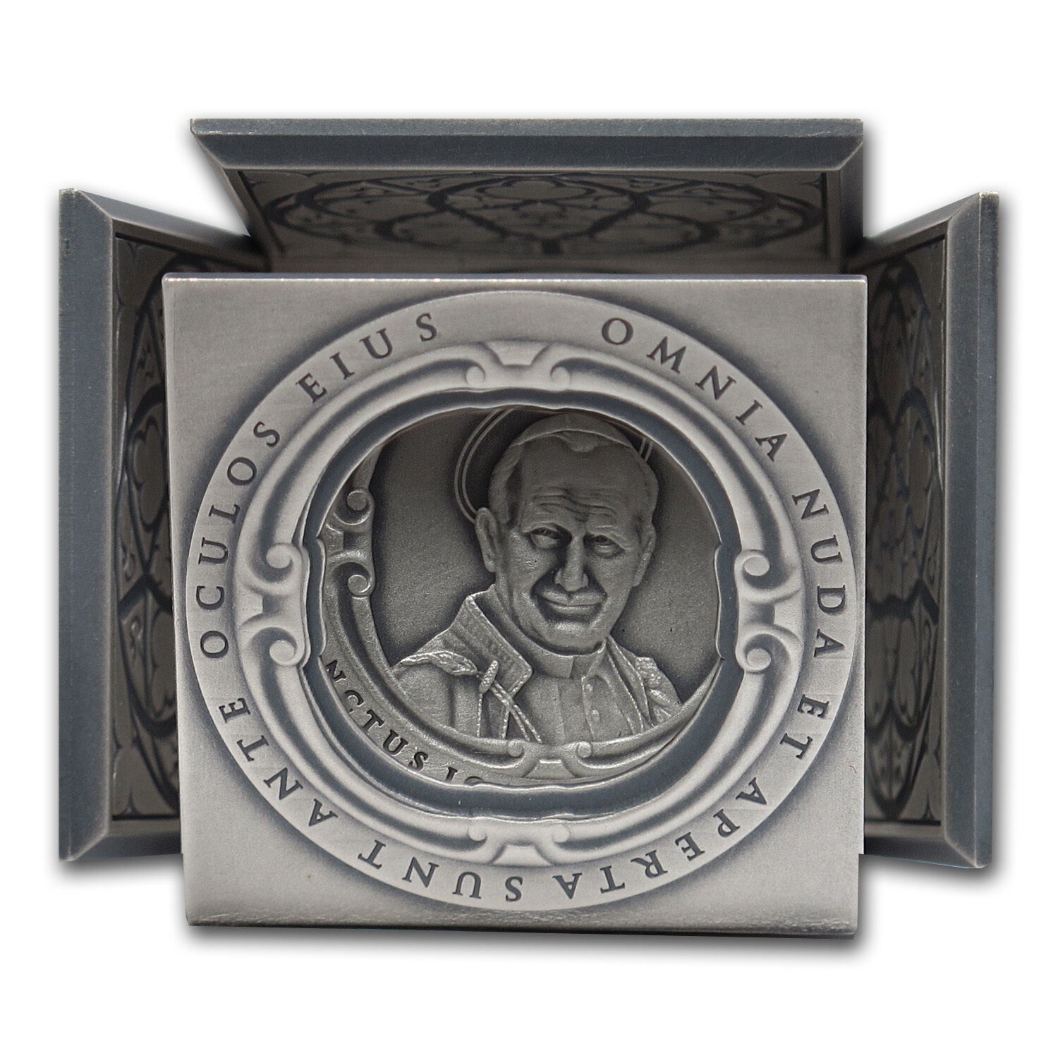 2014 Niue 7 oz Silver Saint John Paul II - Cube Shaped Coin - SKU #83084