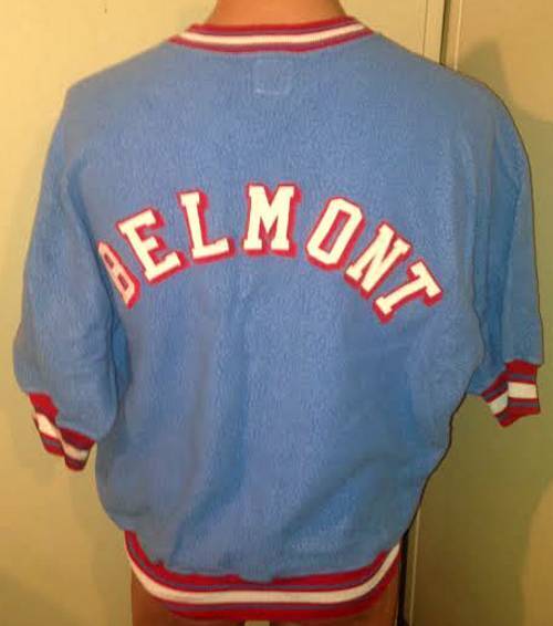 1950s Vintage Fleece Basketball pullover Belmont High school Dayton 11