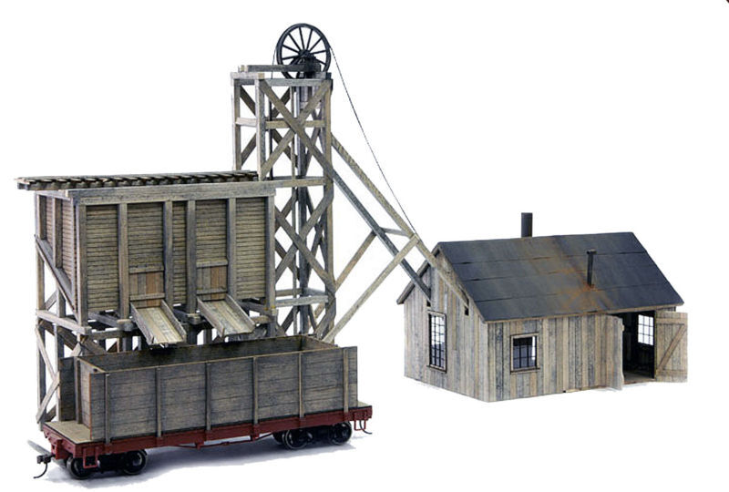 BANTA MODELWORKS LITTLE CREEK MINING CO HO Railroad Structure Wood Kit BM2123
