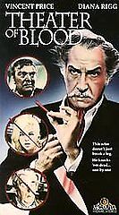THEATER OF BLOOD VHS VINCENT PRICE DIANA RIGG horror NEW SEALED