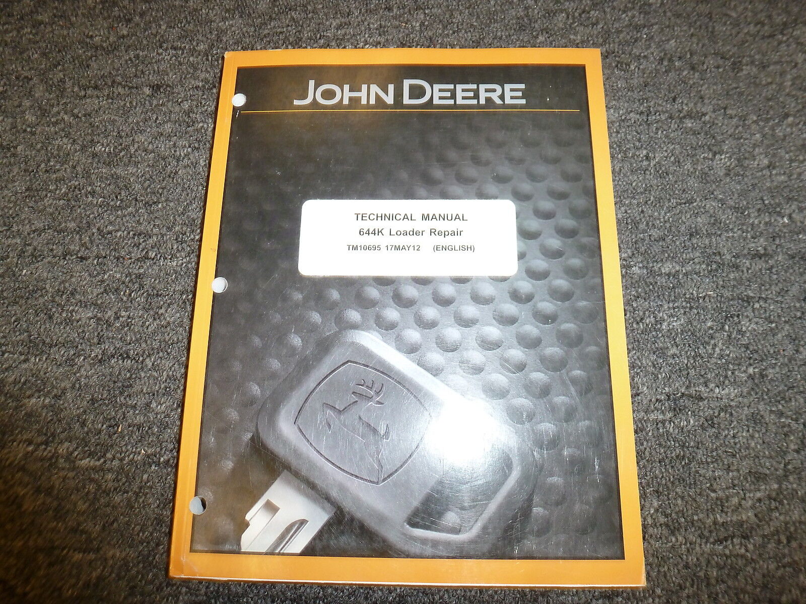John Deere Model 644K Loader Shop Service Repair Technical Manual Book TM10695