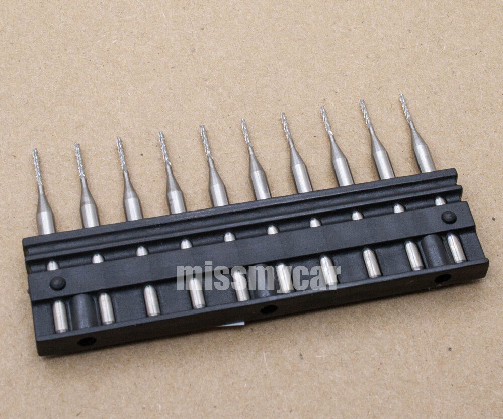 10 PCB end mill engraving cnc router tool bits 1/8\