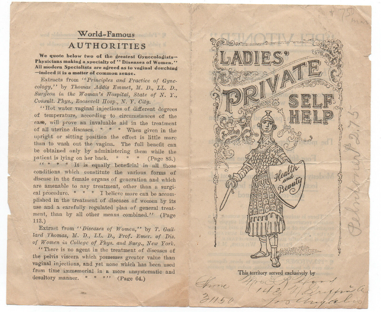 1910 Advertising Brochure \