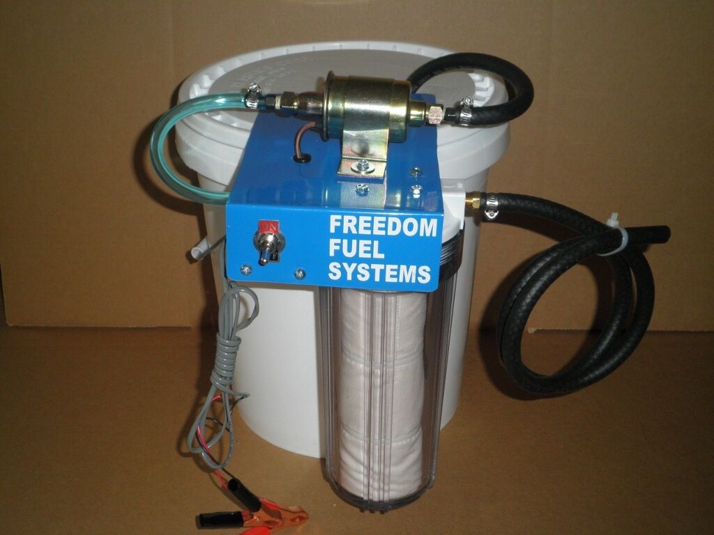 Black Diesel Processor Compact System No Bucket   Biodiesel  WVO filter W85
