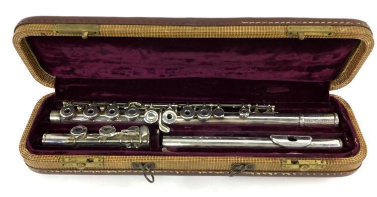 Artley Sterling Silver Flute Lot 1300